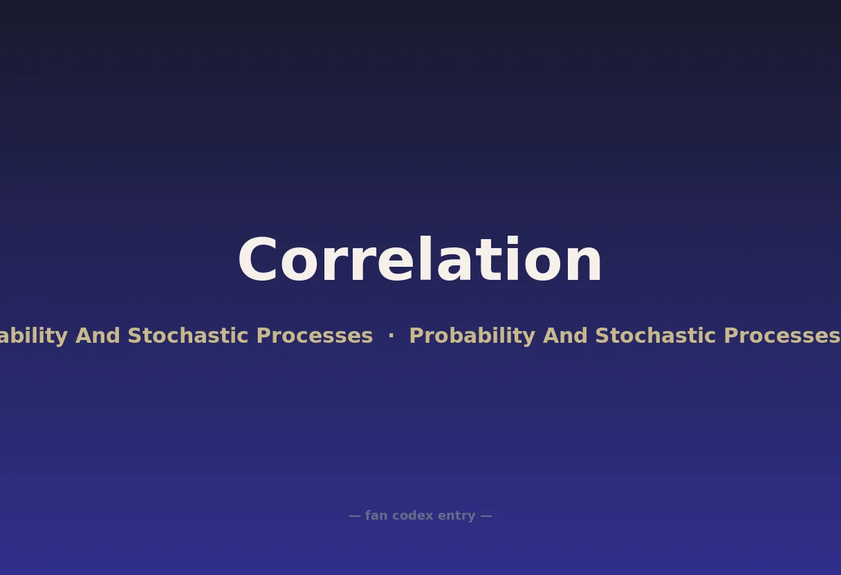 Correlation