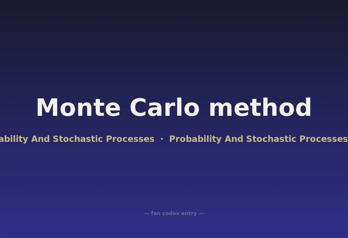 Monte Carlo method