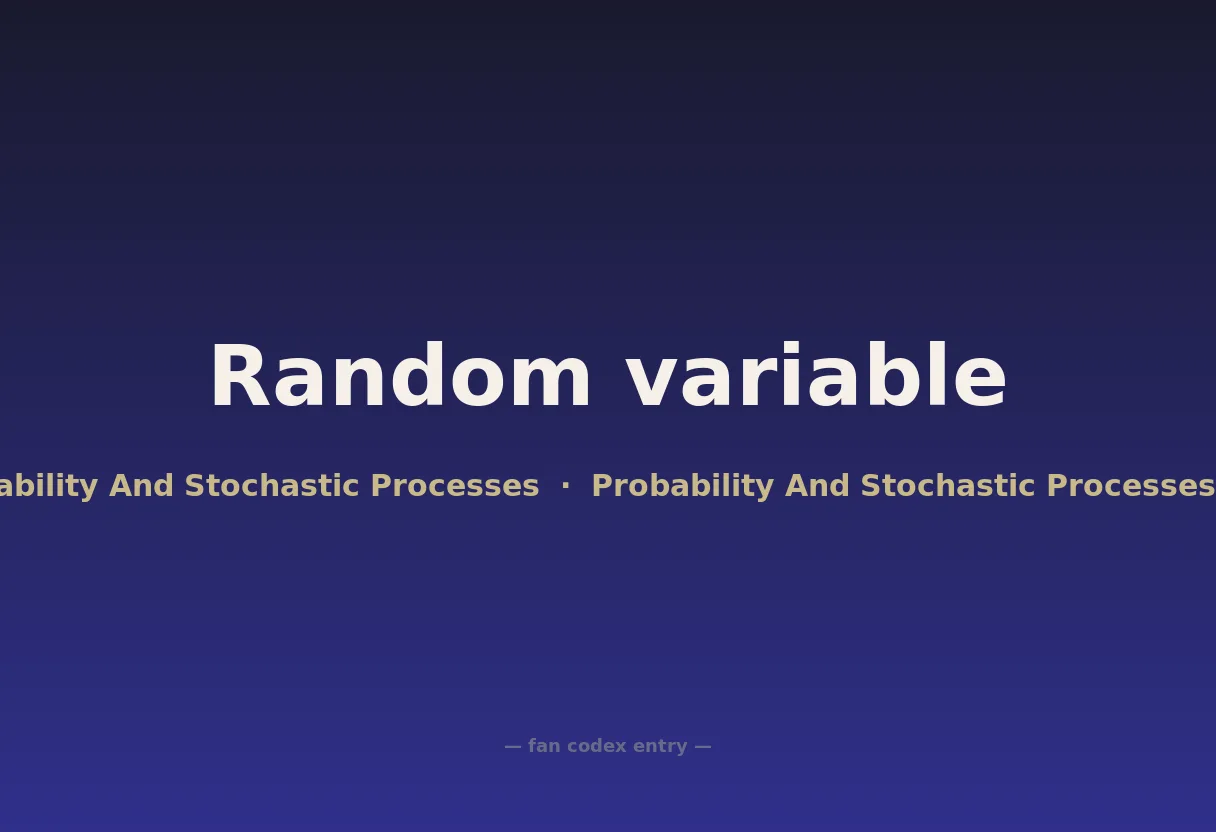 Random variable