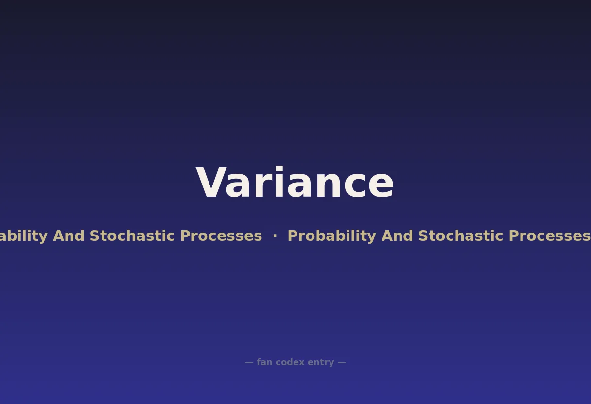 Variance